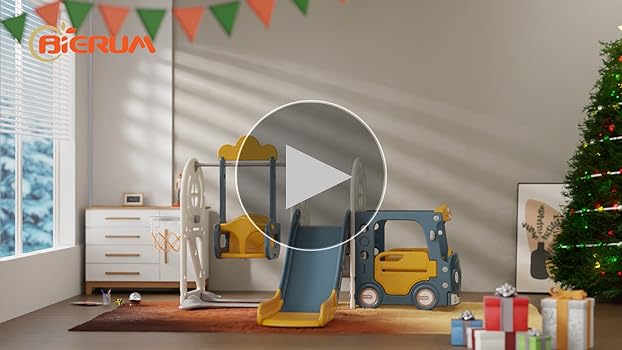 Amazon.com: BIERUM Toddler Slide for Toddlers Age 1-3 with
